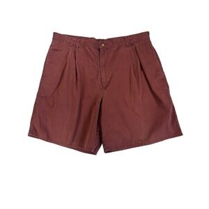 Cambridge Classics Men's 40 Wine Chino Shorts Travel Resort Summer Vacation